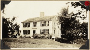 East front and north end of William Foss, Jr. house.