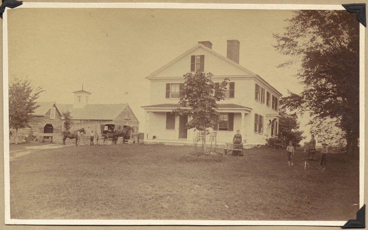 The Skelton house about 1886 Digital Commonwealth