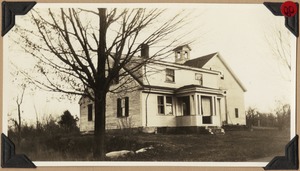 Residence of Mr. Thorwald O. Gartle, Lowell Street, burned Jan 15-1939