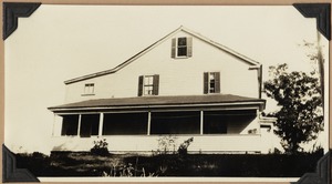 Residence of Isaac Lhussier, North Road