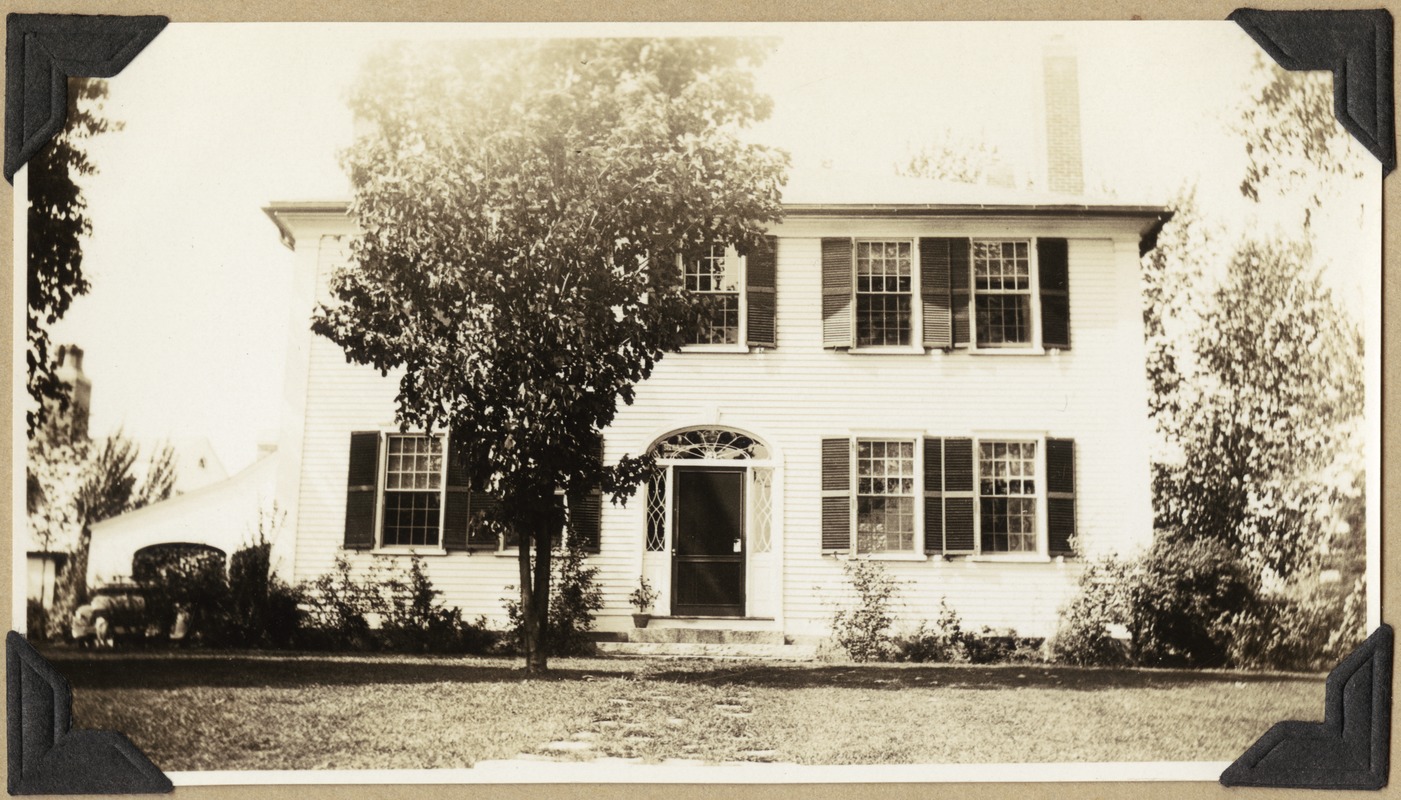 The Jonathan Heald house in 1938