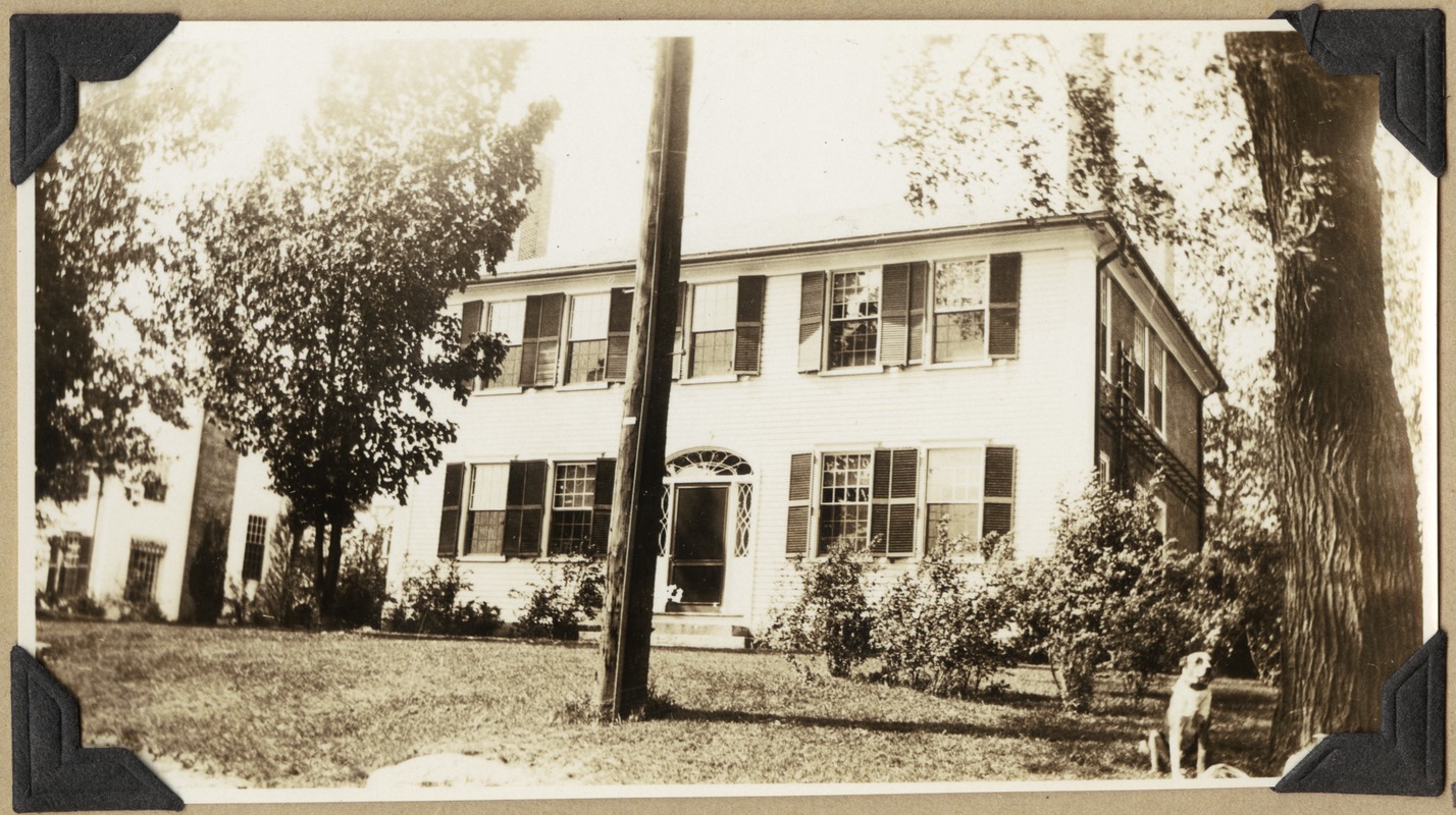 The Jonathan Heald house in 1938