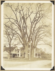 The Jonathan Heald house as it looked in 1910 and earlier, then the residence of Captain Wilson