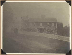 The Captain Thomas Heald house which stood on the South Road until about 1892 when it was destroyed by fire