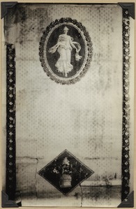 Wall paper found in Blood-Bates house