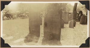 The graves of David and Elizabeth Blood, Central Burying-ground, Carlisle