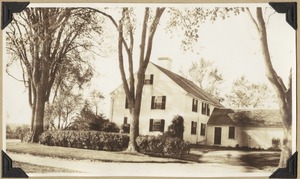 Residence of Mr + Mrs Frederick G. Pousland, at "the town corners"