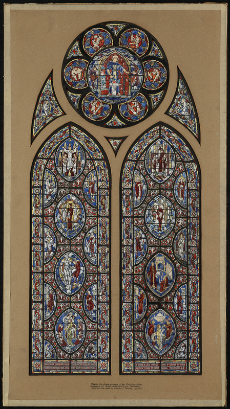 Study for the western Rose window, Cathedral of St. John the Divine, New York, New York