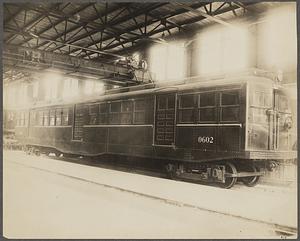 Boston Elevated Railway. Subway car