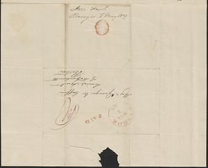 Ira Fish to George Coffin, 5 May 1839