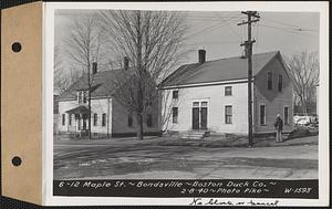 6-12 Maple Street, tenements, Boston Duck Co., Bondsville, Palmer, Mass., Feb. 8, 1940