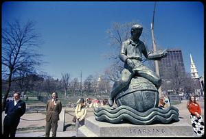 Learning statue, Boston Common