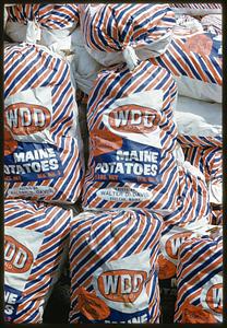 Bags of Maine potatoes