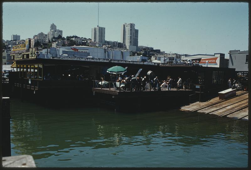 Motion picture shoot, Fisherman's Wharf, San Francisco