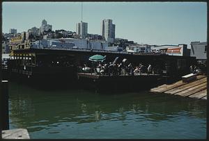 Motion picture shoot, Fisherman's Wharf, San Francisco