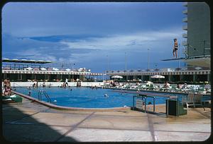 Swimming pool, Eden Roc Hotel, Miami Beach, Florida