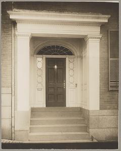 Boston, house at 94 Mt. Vernon Street, Boston, exterior, doorway