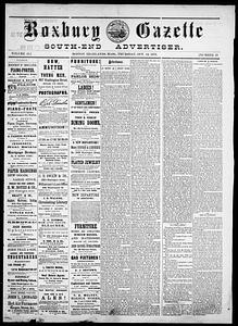 Roxbury Gazette and South End Advertiser, October 12, 1876