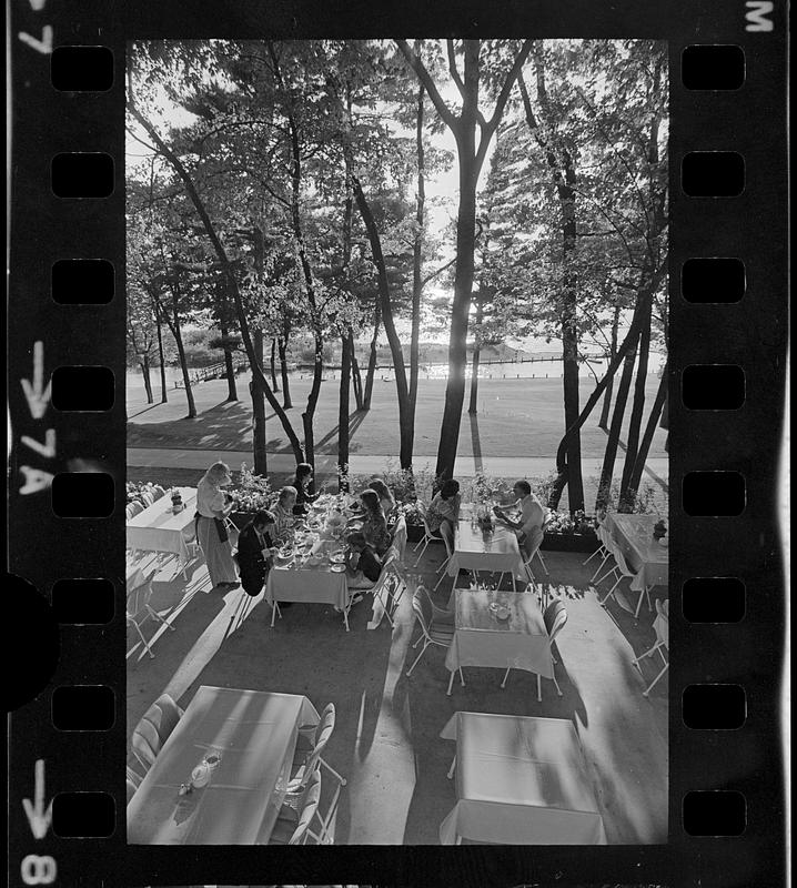 Outdoor dining Digital Commonwealth