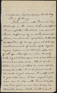 Letter from Zadoc Long to John D. Long, December 26, 1869