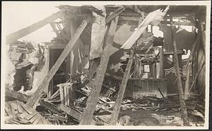 Interior, ruins of Irving House