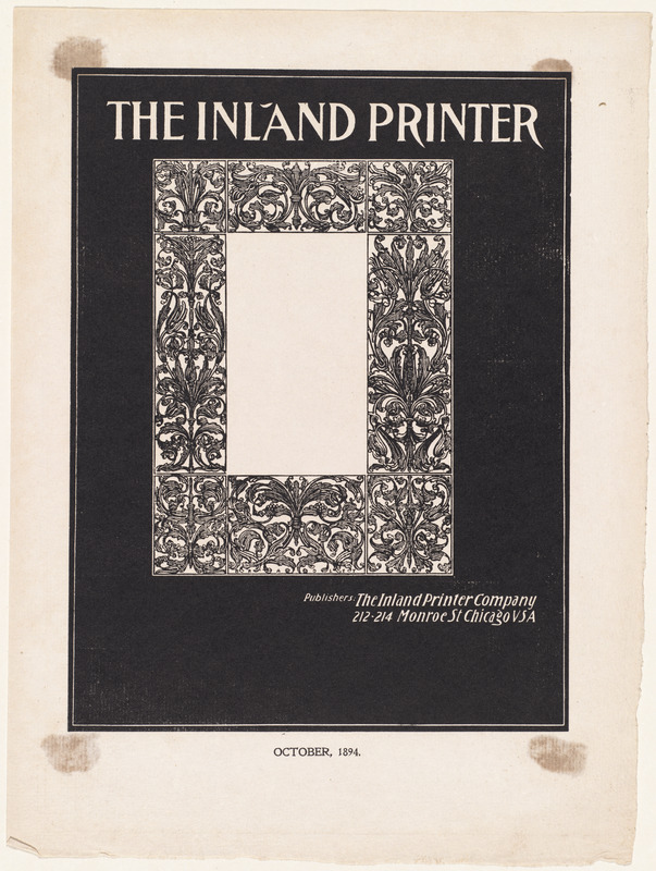 The inland printer, October 1894