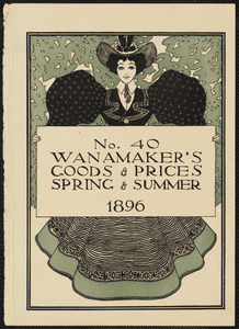 No. 40. Wanamaker's goods & prices, spring & summer 1896