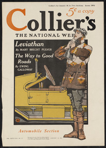 Collier's, automobile section. Collier's for January 10, in two sections. Section two.