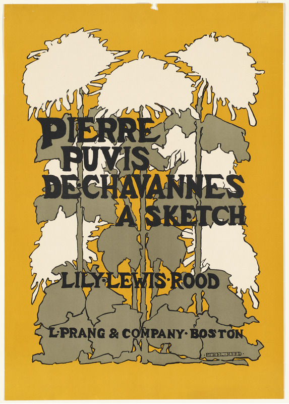 Pierre Puvis de Chavannes, a sketch, Lily Lewis Rood