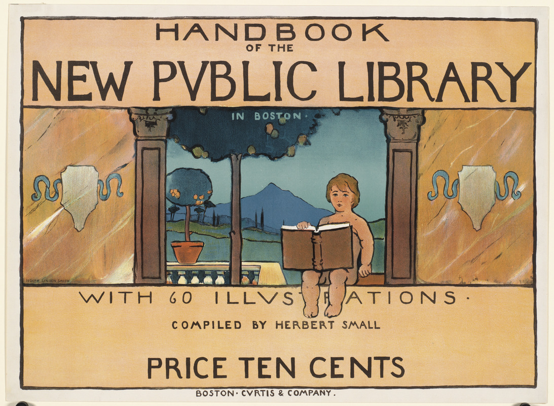 Handbook of the new public library in Boston