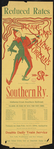 Reduced rates, Mardi Gras New Orleans via Southern Ry.