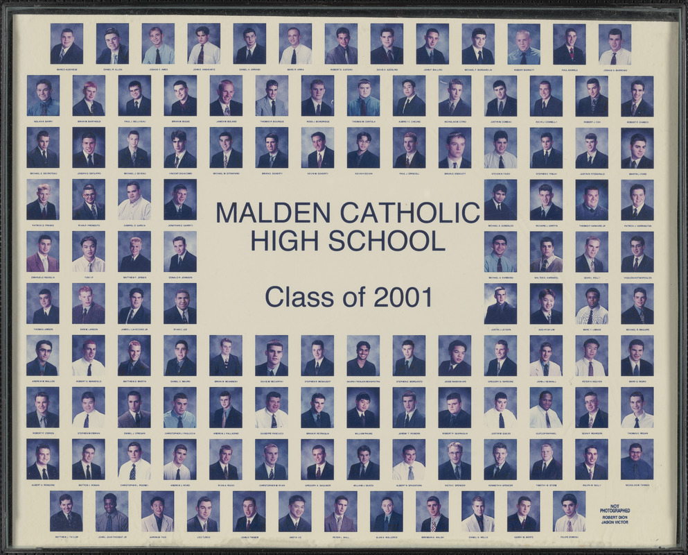 Malden Catholic High School, Class Of 2001 - Digital Commonwealth