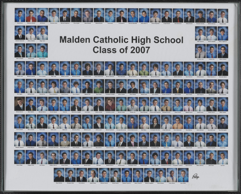 Malden Catholic High School, Class Of 2007 - Digital Commonwealth