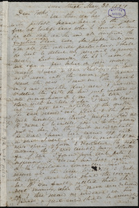 Letter from Anne Warren Weston, Essex Street, [Boston], May 30, 1854