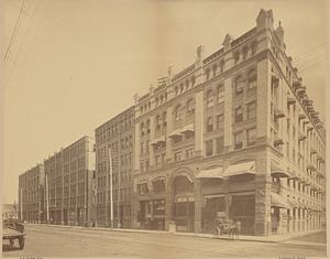 "Hathaway" and "New England" buildings, 620 Atlantic Avenue, next to N.Y. & N.E. Railroad Station. Sunny offices, facing south