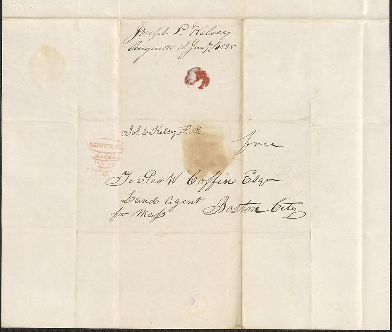 Joseph L. Kelsey to George Coffin, 16 January 1835 - Digital Commonwealth