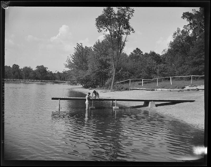 New dock at College Camp - Digital Commonwealth