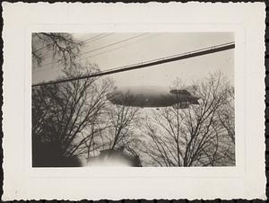 Graf Zeppelin over Sharon, MA