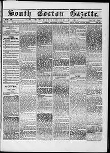 South Boston Gazette, December 14, 1850
