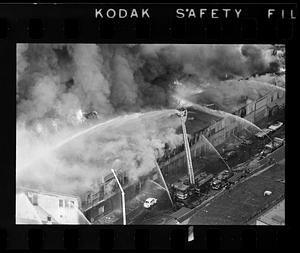 Old Boston Market burns, downtown Boston