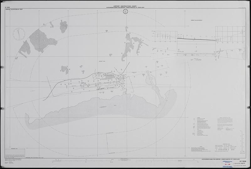 Airport obstruction chart, OC 5008, Alexander Hamilton Airport, Christiansted, St. Croix-USVI