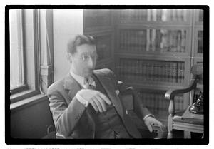 Leo Schwartz, legal advisor to Police Commissioner E.C. Hultman at headquarters