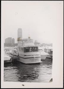 Boats docked on the Charles River