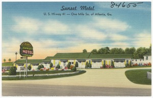 Sunset Motel, U. S. Hi-way 41 -- One mile so. of Atlanta, Ga.