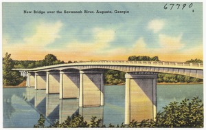 New bridge over Savannah River, Augusta, Georgia