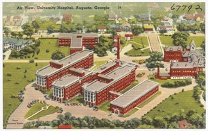 Air view, University Hospital, Augusta, Georgia