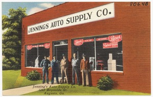 Jennings Auto Supply Co., 1223 Reynolds St., Augusta, Ga.