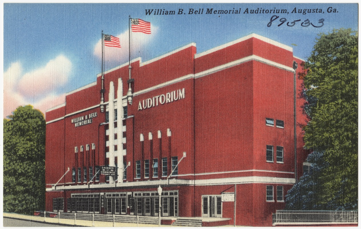 William B. Bell Memorial Auditorium, Augusta, Ga. Digital Commonwealth