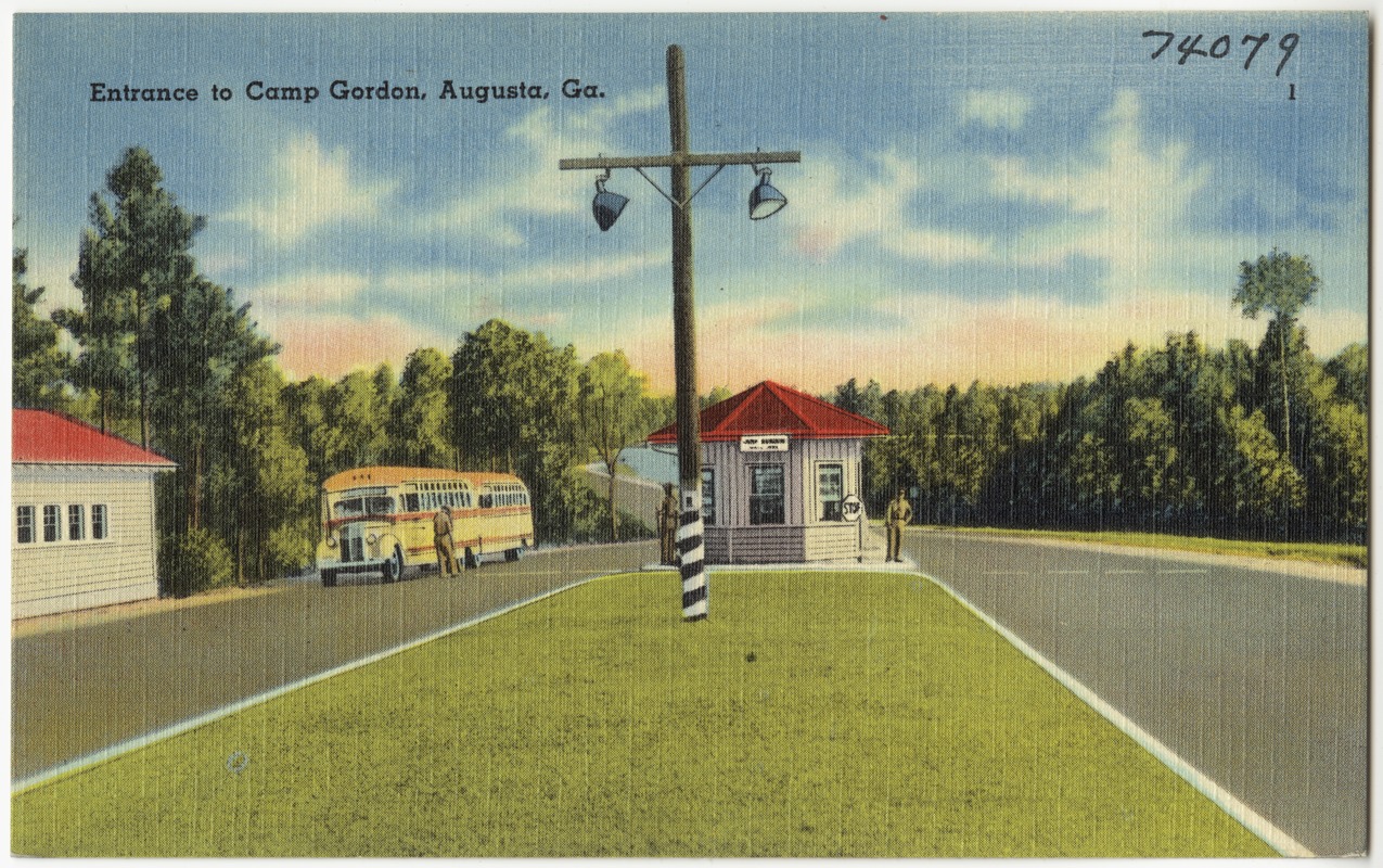 Entrance to Camp Gordon, Augusta, Ga.