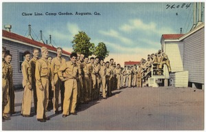 Chow line, Camp Gordon, Augusta, Ga.